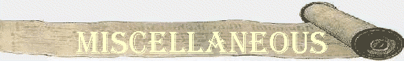 Miscellaneous