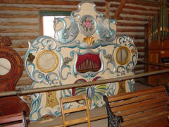 Butterfly Organ, possibly a Frati, circa 1900. Nevada City Music Hall; from B.A.B. hoard.