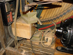 Inside bottom of piano, after removing most of the mouse debris.