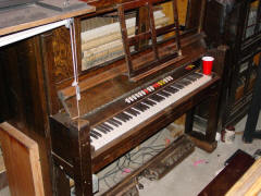 Cremona Photoplayer #11,487, made circa 1915. Virginia City Opera House orchestra pit.