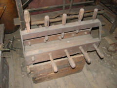 Pipe making clamp; Molinari shop, N.C.