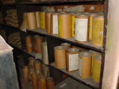 Remaining inventory of unsold B.A.B. music rolls; Molinari shop, N.C.
